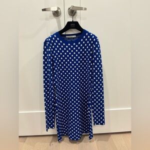 Givenchy Royal Blue Star-Pattern mini dress- L. Worn once
